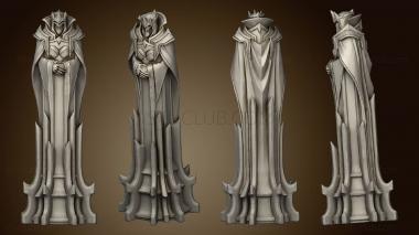 3D model Paladin Chess Black queen (STL)