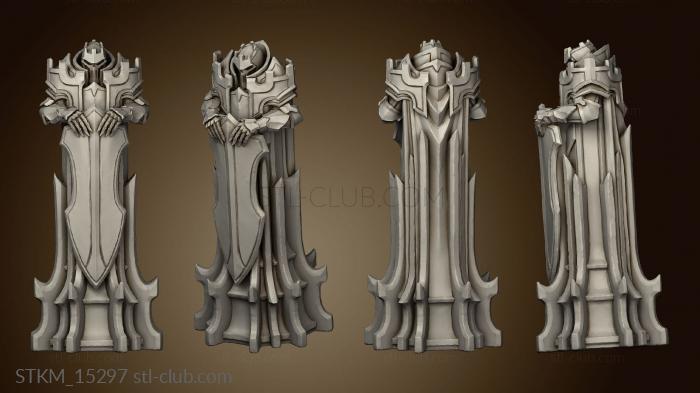 3D model Paladin Chess Black tower (STL)