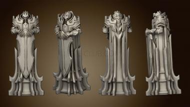 3D model Paladin Chess Black tower (STL)