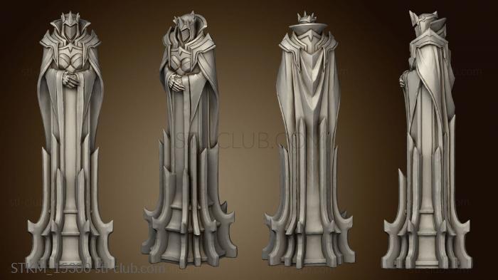 3D model Paladin Chess White queen (STL)