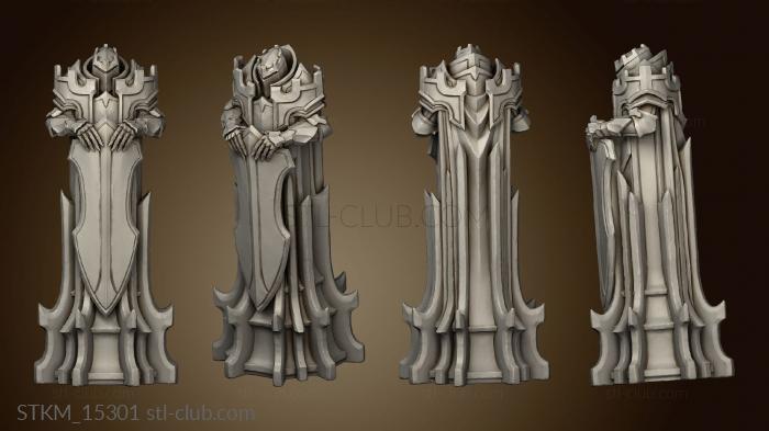 3D model Paladin Chess White tower (STL)