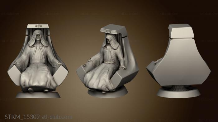 3D model Palpatine Statue (STL)