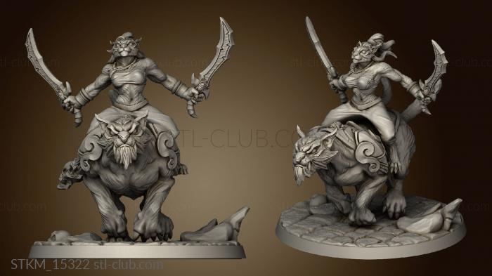 3D model Rakshak hunters Modular Raksha Tiger Rider (STL)