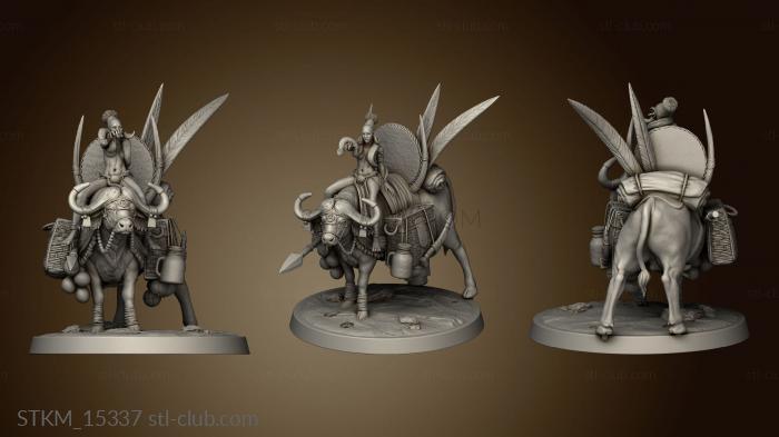 3D model The Savannah Tabiri Water Buffalo Mount (STL)