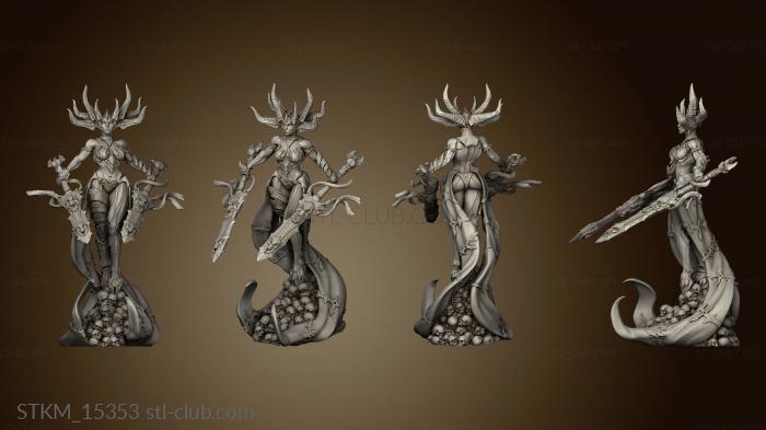 3D model Legion Fire Dem Queen Demon (STL)