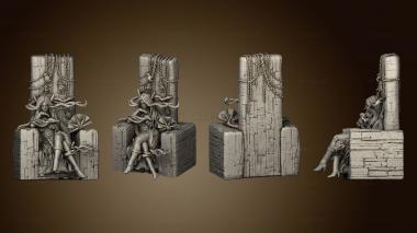 3D model Queen Shaheerii The Guild Throne on Djinn (STL)