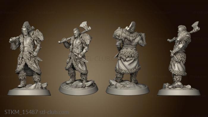 3D model Valhalla Forderung Ice Tribe Enemies Berserk (STL)