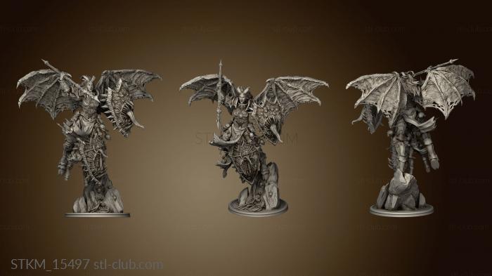 3D model Rage Demon Back Cloth (STL)