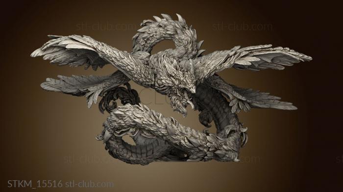 3D model Ral Coatl The Sky Serpent Titanver Coatl (STL)