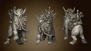 3D model LAMASSU WINGED FERAL (STL)