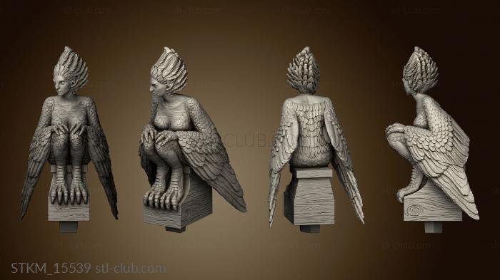 3D model Ship Ahoy The Lady Harpy Back (STL)