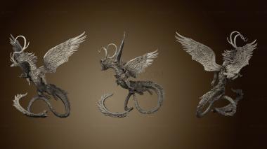 3D model Redleaf Wood Dragon Rider (STL)