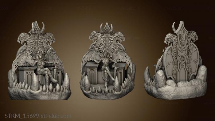 3D model Fury Throne Sitting (STL)