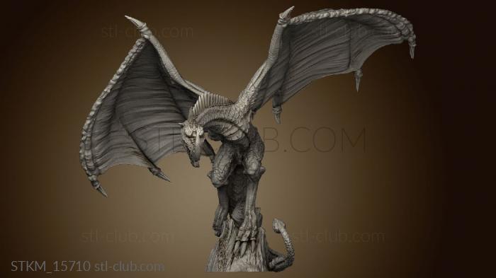 3D model Rough and Tumble wyrm (STL)