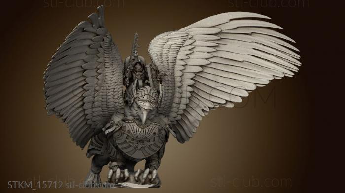 3D model royal griffin rider kgbz buah sudah Legs (STL)