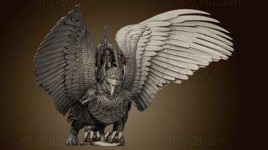 3D model royal griffin rider kgbz buah sudah Legs (STL)