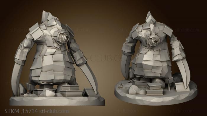 3D model Tome Golem (STL)