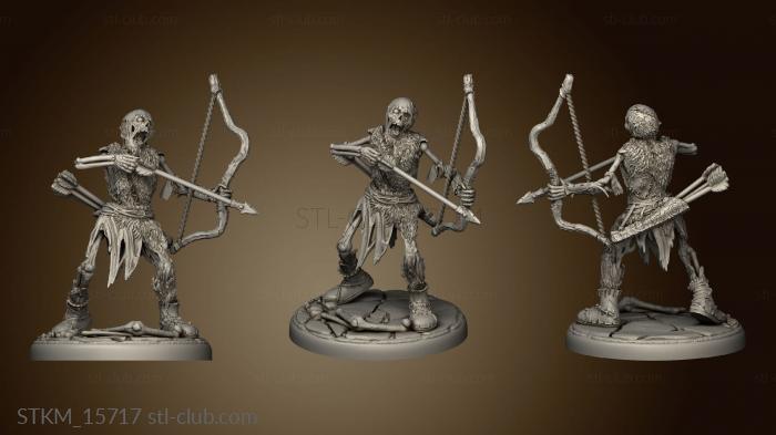 3D model Valkyries and Draugr archer (STL)