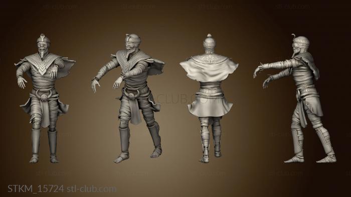 3D model Ruins Madness Mummy Walking (STL)