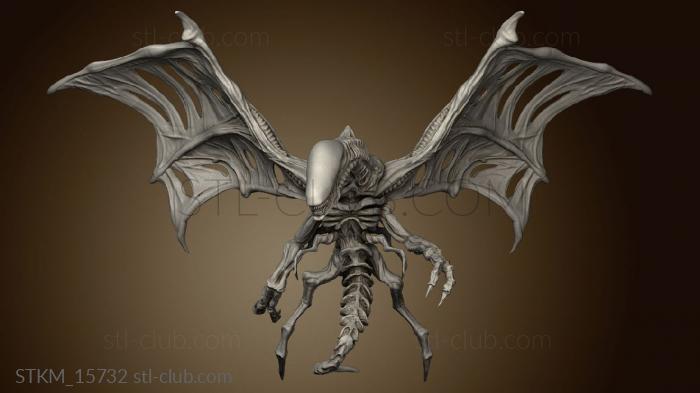 3D model ALIEN FLYING SAVAGE FLYER (STL)