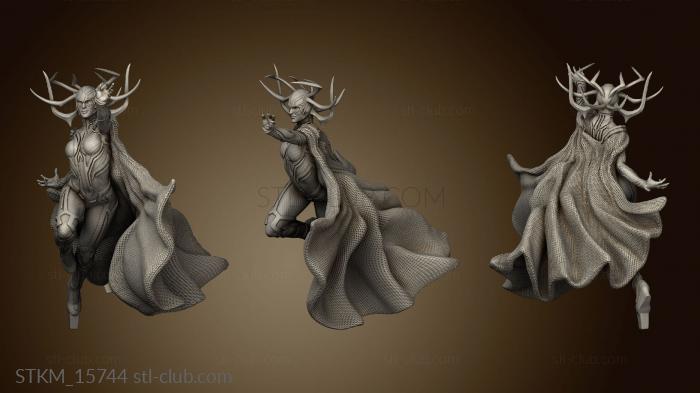 3D model Hela Statue Cape (STL)