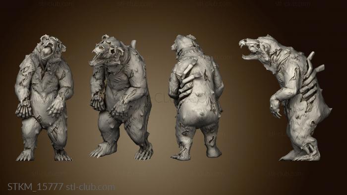 3D model The Lost Cave Throwback Undead Bears a 21 (STL)