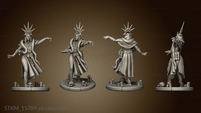 3D model The Priestess snake candles (STL)