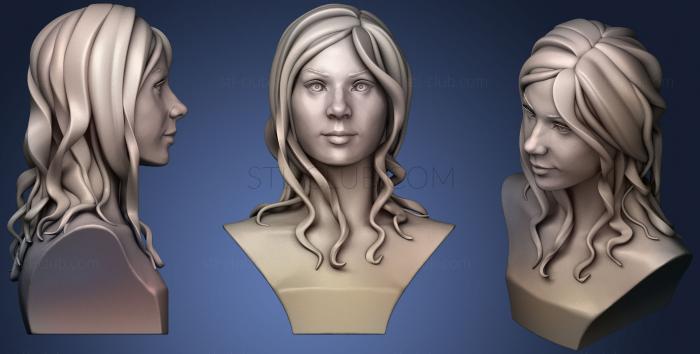 Woman head and Hairstyle