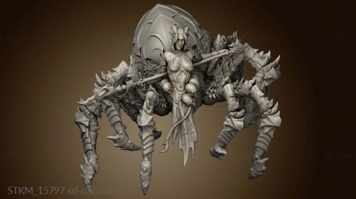 3D model The Queens Web Underworld Arachnis Female (STL)