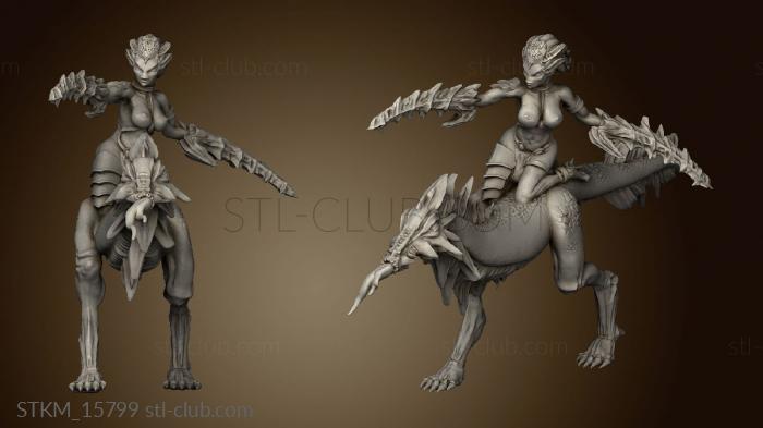 3D model Riding Daemonettes dem lader (STL)