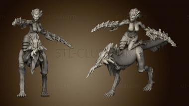 3D model Riding Daemonettes dem lader (STL)