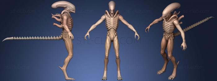 3D model Xenomorph Fortnite Collab Skin (STL)