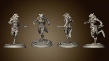 3D model White Werewolf Tavern females female female (STL)