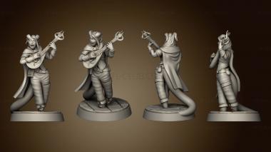 3D model Lost World Tieflings Bard (STL)