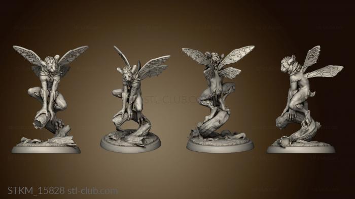 3D model White Werewolf Tavern Magic Forest Mephit (STL)