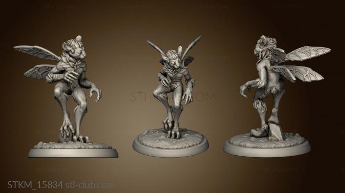 3D model White Werewolf Tavern Magic Forest Mephit (STL)