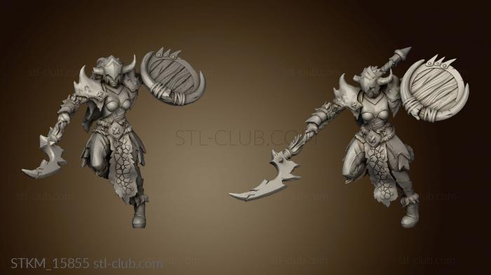 3D model savage beasts Hunters Azure Hunter Clan An (STL)