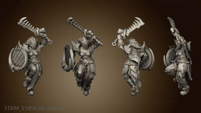 3D model savage beasts Hunters Beast Hunter Clan An (STL)