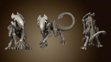 3D model Sci Fi CHEETAH ALIEN (STL)