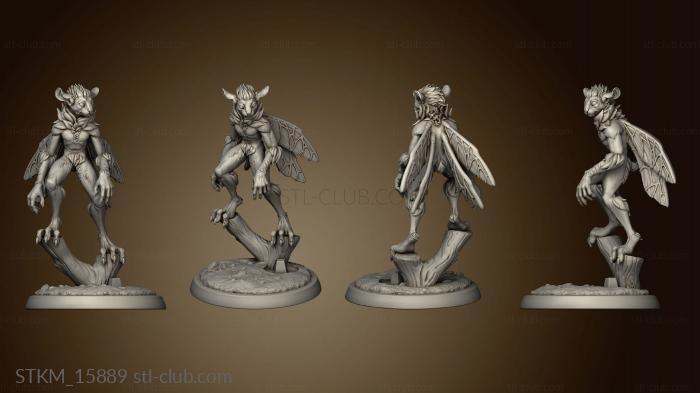 3D model White Werewolf Tavern Magic Forest Mephit (STL)