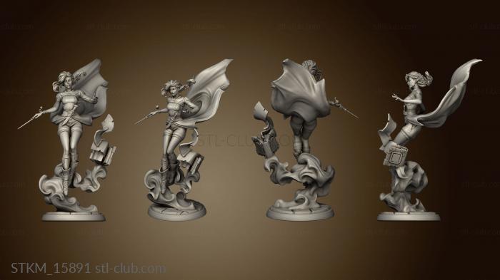 3D model White Werewolf Tavern Sorcerer Sorceress (STL)