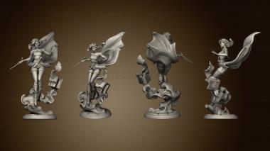 3D model White Werewolf Tavern Sorcerer Sorceress (STL)