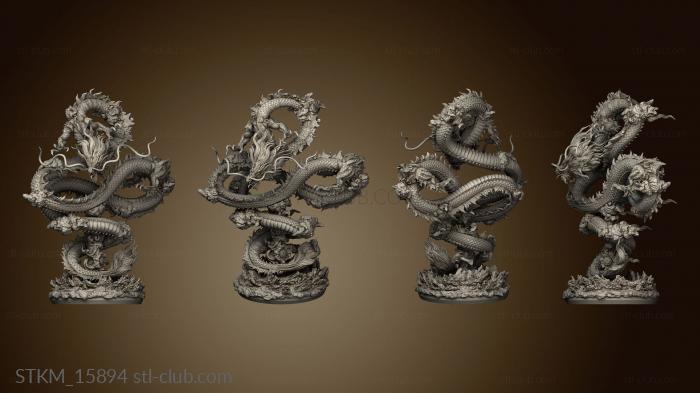 3D model Legends and Gods China Batch Azure Dragon (STL)