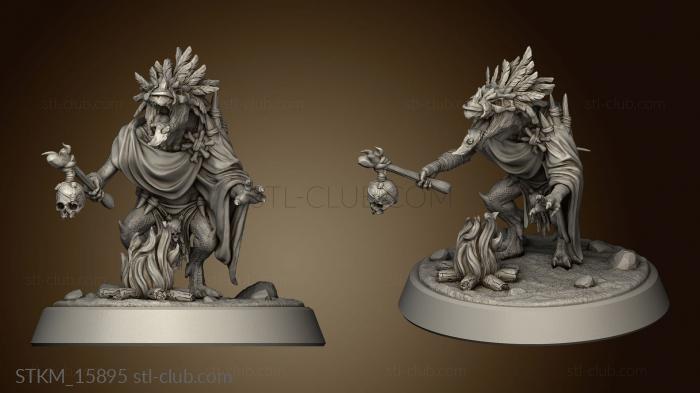 3D model Kobold Shaman Its (STL)