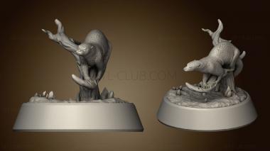 3D model Snowy Mountain Summit Sorcerer Familiar (STL)