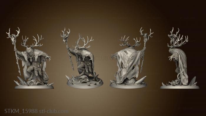 3D model Snowy Mountain Summit Werebeast (STL)