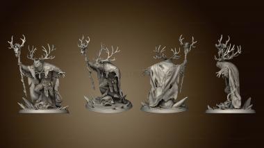 3D model Snowy Mountain Summit Werebeast (STL)