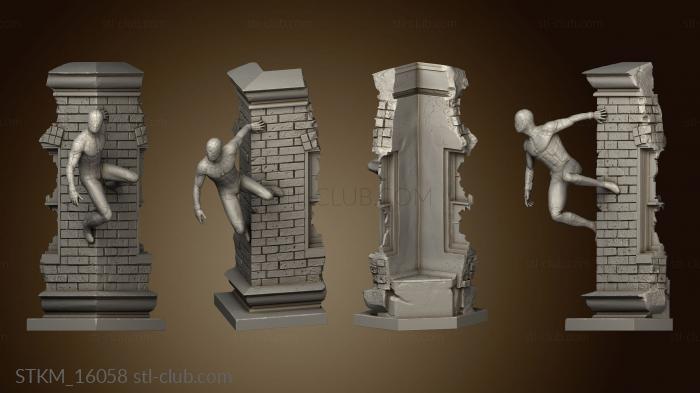 3D model Spiderman Wall (STL)