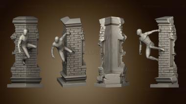 3D model Spiderman Wall (STL)