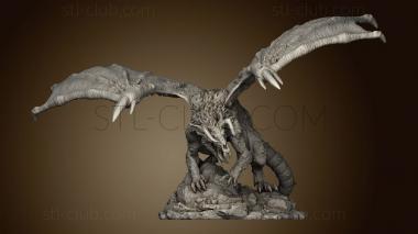 3D model Silk Red Dragon (STL)